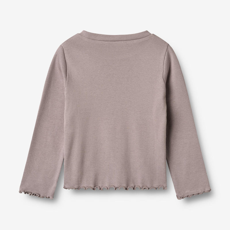 Wheat Main Langærmet T-shirt Else Jersey Tops and T-Shirts 9531 dusty purple