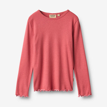 Wheat Main Langærmet T-shirt Elsie T-Shirt 1037 raspberry