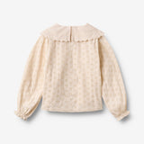 Wheat Main Langærmet T-shirt Flora Shirts and Blouses 9629 almond peach