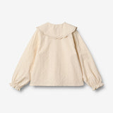 Wheat Main Langærmet T-shirt Flora Shirts and Blouses 3129 eggshell