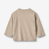 Wheat Main  Langærmet T-shirt Ged Jersey Tops and T-Shirts 0072 gravel melange
