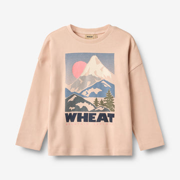 Wheat Main Langærmet T-shirt Hanni Jersey Tops and T-Shirts 2032 rose dust