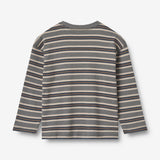 Wheat Main Langærmet T-shirt Hans Jersey Tops and T-Shirts 1203 stormy blue stripe