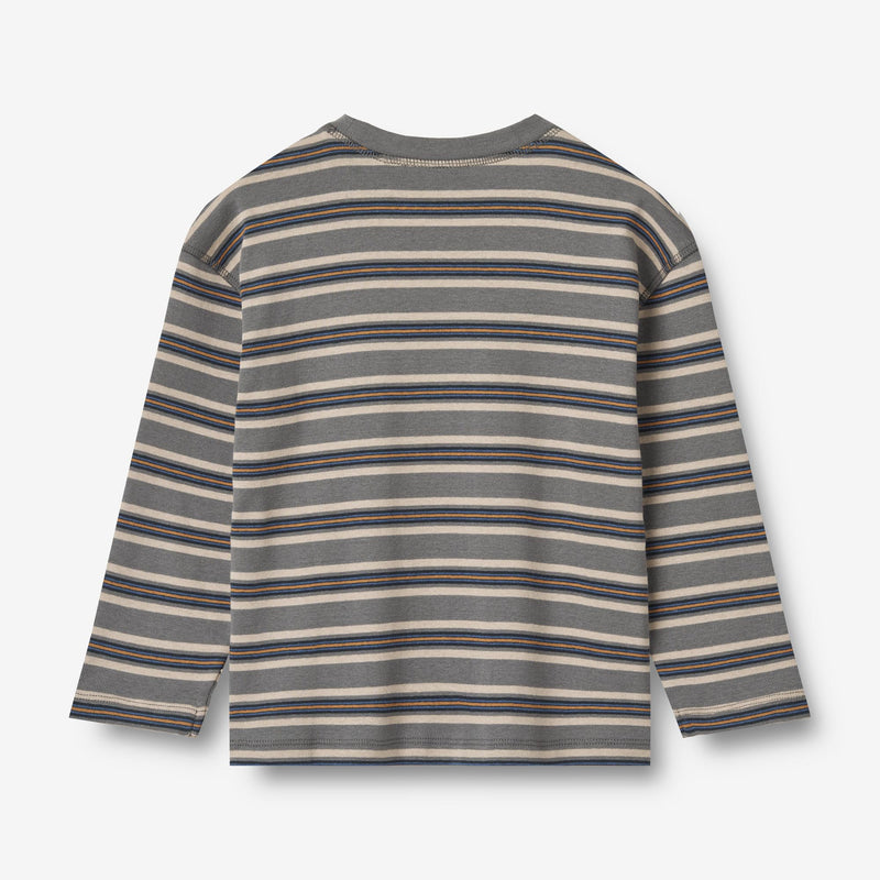 Wheat Main Langærmet T-shirt Hans Jersey Tops and T-Shirts 1203 stormy blue stripe