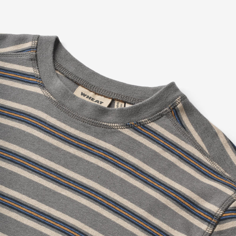 Wheat Main Langærmet T-shirt Hans Jersey Tops and T-Shirts 1203 stormy blue stripe