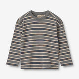 Wheat Main Langærmet T-shirt Hans Jersey Tops and T-Shirts 1203 stormy blue stripe