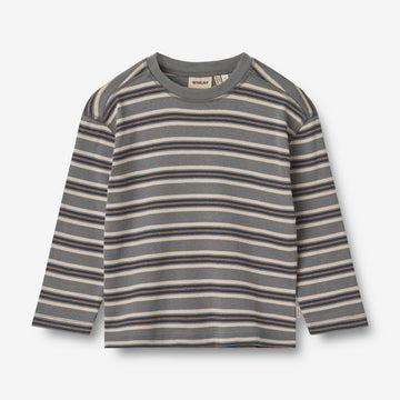 Wheat Main Langærmet T-shirt Hans Jersey Tops and T-Shirts 1203 stormy blue stripe