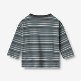 Wheat Main Langærmet T-shirt Hans Jersey Tops and T-Shirts 9547 blue multi stripe