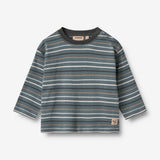 Wheat Main Langærmet T-shirt Hans Jersey Tops and T-Shirts 9547 blue multi stripe