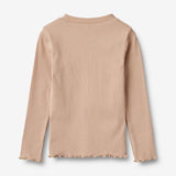 Wheat Main Langærmet T-shirt Louann Jersey Tops and T-Shirts 1157 moonlight rose