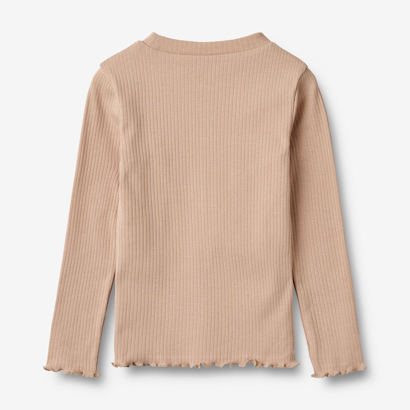 Wheat Main Langærmet T-shirt Louann Jersey Tops and T-Shirts 1157 moonlight rose