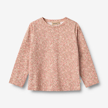 Wheat Main Langærmet T-shirt Manna Jersey Tops and T-Shirts 9566 rose dust flower meadow