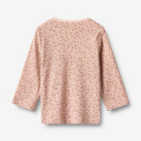 Wheat Main Langærmet T-shirt Marit T-Shirt 9898 dime rose small flowers