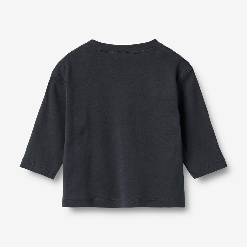 Wheat Main Langærmet T-shirt Monty Jersey Tops and T-Shirts 1432 navy