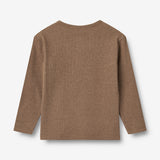 Wheat Main Langærmet T-shirt Morris Jersey Tops and T-Shirts 9549 coffee melange