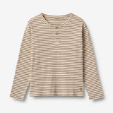 Wheat Main Langærmet T-shirt Morris Jersey Tops and T-Shirts 9570 stone stripe