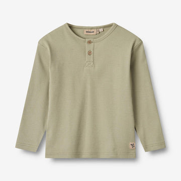 Wheat Main Langærmet T-shirt Morris Jersey Tops and T-Shirts 1145 green tea