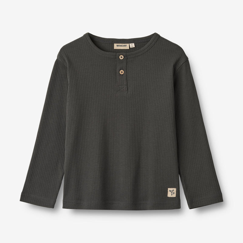 Wheat Main Langærmet T-shirt Morris Jersey Tops and T-Shirts 1180 raven