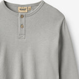 Wheat Main Langærmet T-shirt Morris T-Shirt 1024 slightly blue