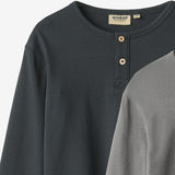 Wheat Main Langærmet T-shirt Morris T-Shirt 9624 flint