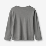 Wheat Main Langærmet T-shirt Morris T-Shirt 9624 flint