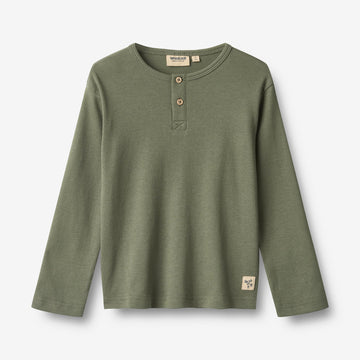 Wheat Main Langærmet T-shirt Morris T-Shirt 9690 thyme