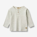 Wheat Main Langærmet T-shirt Morris T-Shirt 0224 melange grey