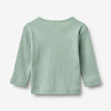 Wheat Main Langærmet T-shirt Morris T-Shirt 3217 green pool