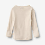 Wheat Main Langærmet T-shirt Print Belis T-Shirt 3129 eggshell