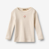 Wheat Main Langærmet T-shirt Print Belis T-Shirt 3129 eggshell