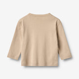 Wheat Main Langærmet T-shirt Ray Jersey Tops and T-Shirts 3354 warm sand