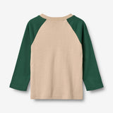 Wheat Main Langærmet T-shirt Rolf Jersey Tops and T-Shirts 9558 kale