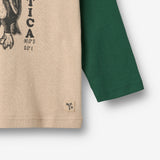 Wheat Main Langærmet T-shirt Rolf Jersey Tops and T-Shirts 9558 kale