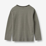 Wheat Main Langærmet T-shirt Stig Jersey Tops and T-Shirts 9577 winter forest stripe