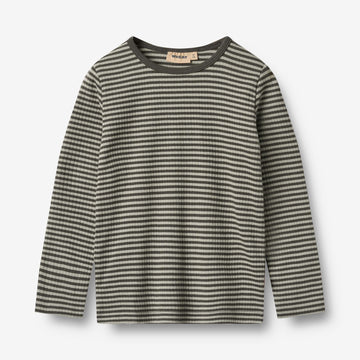 Wheat Main Langærmet T-shirt Stig Jersey Tops and T-Shirts 9577 winter forest stripe