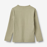 Wheat Main Langærmet T-shirt Stig Jersey Tops and T-Shirts 1145 green tea