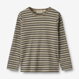 Wheat Main Langærmet T-shirt Stig Jersey Tops and T-Shirts 0181 multi stripe
