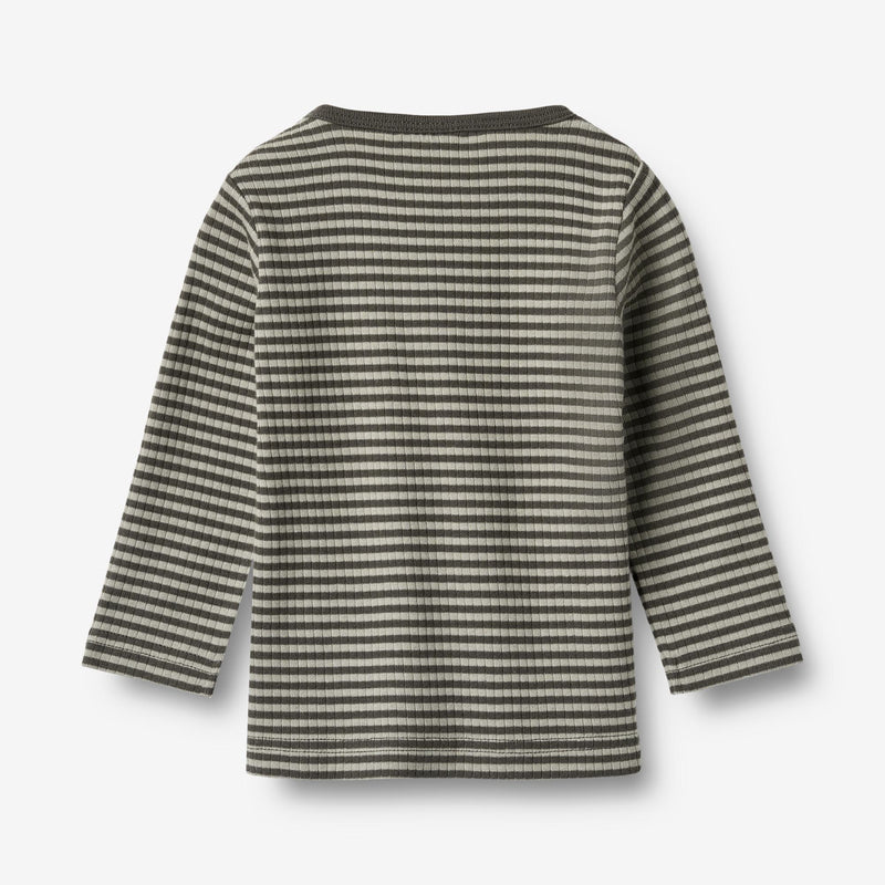 Wheat Main Langærmet T-shirt Stig Jersey Tops and T-Shirts 9577 winter forest stripe