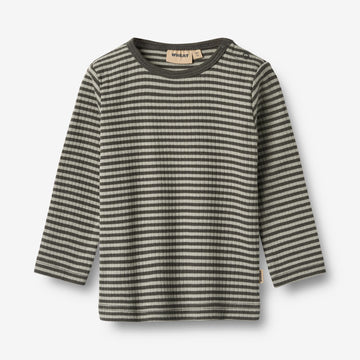 Wheat Main Langærmet T-shirt Stig Jersey Tops and T-Shirts 9577 winter forest stripe