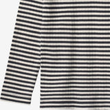 Wheat Main Langærmet T-shirt Stig T-Shirt 9432 navy rib stripe
