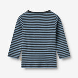 Wheat Main Langærmet T-shirt Stig T-Shirt 9548 bright blue stripe