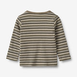 Wheat Main Langærmet T-shirt Stig | Baby Jersey Tops and T-Shirts 0181 multi stripe