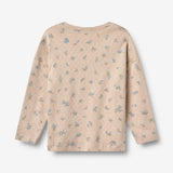 Wheat Main Langærmet T-shirt Thilda Jersey Tops and T-Shirts 9573 warm sand flowers