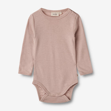 Wheat SMU Langærmet Uld Body Lucca Body 1135 dry rose