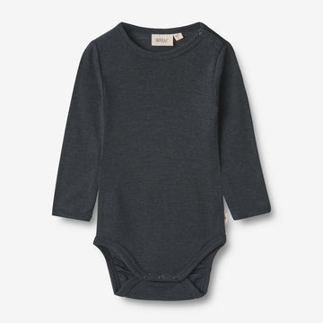 Wheat SMU Langærmet Uld Body Lucca Body 1432 navy