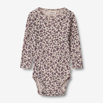 Wheat Wool Langærmet Uld Body Lucca Underwear/Bodies 1114 autumn flowers