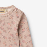 Wheat Wool Langærmet Uld Body Lucca Underwear/Bodies 1358 lilac flowers