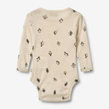 Wheat Wool Langærmet Uld Body Lucca Underwear/Bodies 9564 penguins