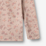 Wheat Wool Langærmet Uld T-shirt Alfie Jersey Tops and T-Shirts 1358 lilac flowers