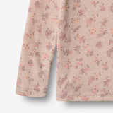 Wheat Wool Langærmet Uld T-shirt Alfie Jersey Tops and T-Shirts 1358 lilac flowers